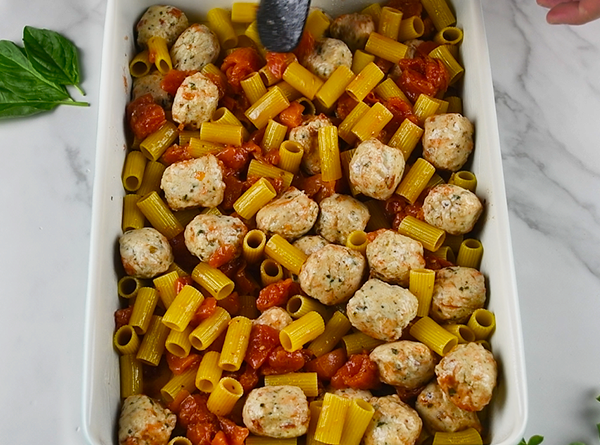 Baked Meatball Ziti - Step 2